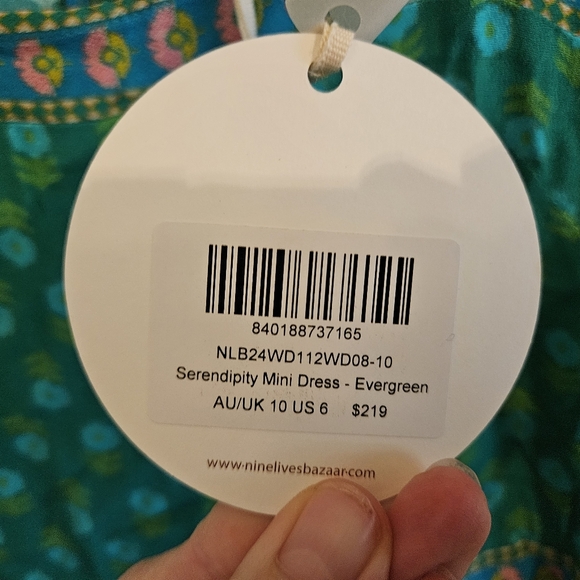 Nine Lives Bazaar Serendipity Mini Dress NWT - Picture 5 of 5